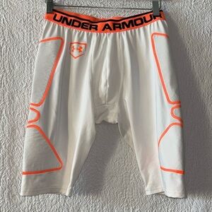 Under Armour Athletic Compression Heat Gear Lightly Padded Sides Shorts